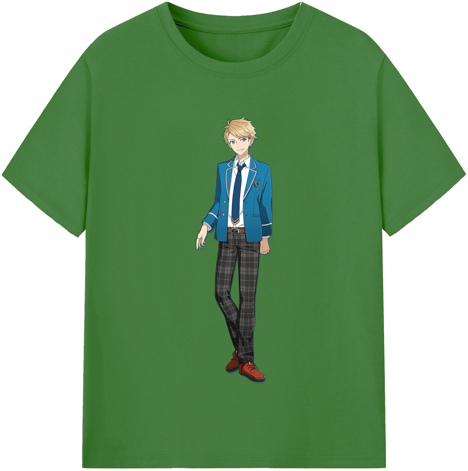 （画像用） あんさんぶるスターズ! Ensemble Stars レディースカジュアルプリントTシャツ（綿100％）